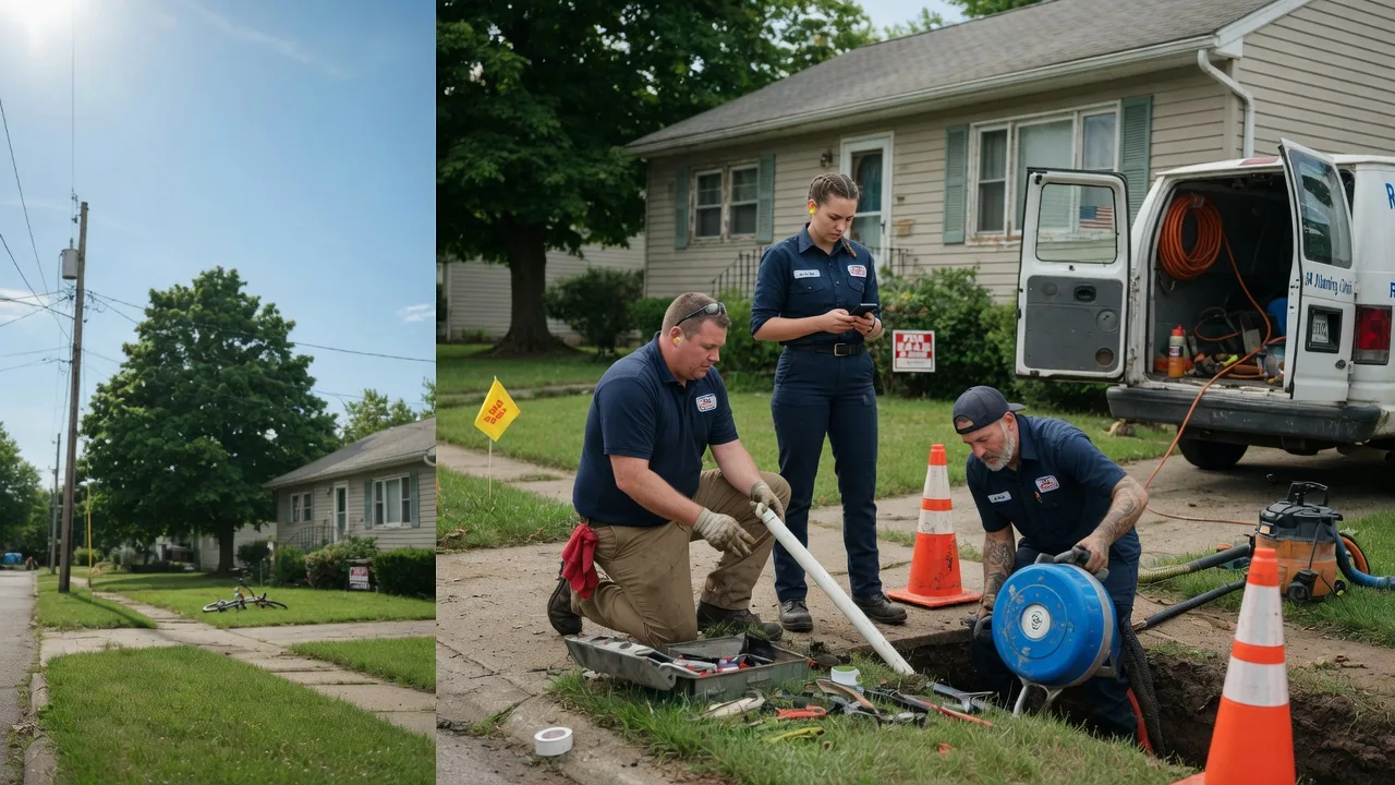 Sewer Line Repair in Footville, WI near me